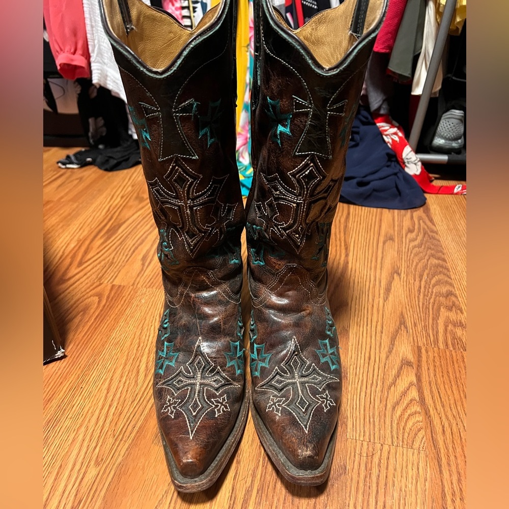 Corral Boots. Size 7.5. Like New